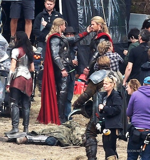 thor filming 110912