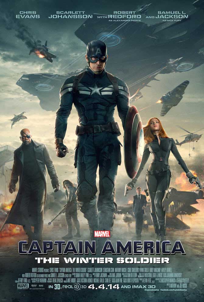 captain america 2 poster all helmet