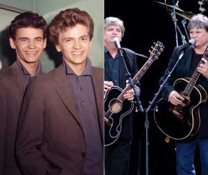 The Everly Brothers disappear
