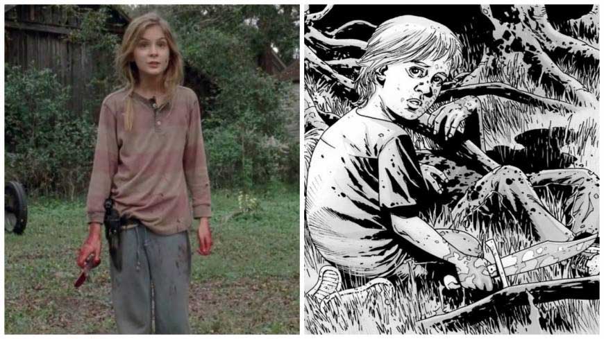 the-walking-dead-tv-vs-comic-lizzie