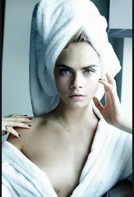 towel series 15 - cara delevigne